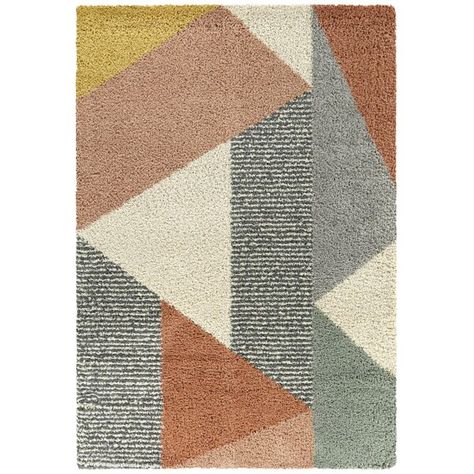 Mid Century Modern Colors, Target Rug, Shag Area Rug, Geometric Area Rug, Brown Area Rugs, Modern Colors, Modern Area Rugs, Rug Material, Geometric Rug