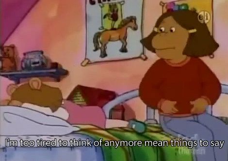 When she put her needs first: | 23 Times D.W. Was The Realest Bitch Who Ever Lived Dw Arthur, Arthur Memes, Mean Things To Say, Arthur Tv Show, Arthur Read, Response Memes, Cartoon Memes, Kid Memes, Kids Shows