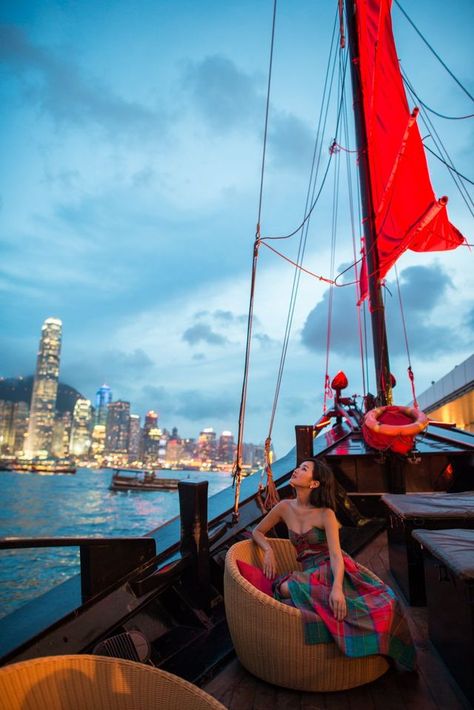 Aqua Luna (via Bloglovin.com). Gary Pepper in Hong Kong. Gary Pepper, Gary Pepper Girl, Nicole Warne, Victoria Harbour, Hong Kong Travel, Concrete Jungle, Where To Go, Nice View, Travel Style