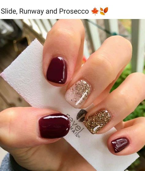 Revel Christmas Nail Ideas, Revel Fall Nails, Gel Nail Inspo Short Winter, October Nails Acrylic Short, Simple Fall Gel Nail Ideas, Fall Short Oval Nails, Cute Nails For Fall Short Square, Revel Nail Dip Powder Ideas Fall, Dip Nails For Fall