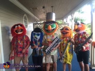 Trucker And Lot Lizard Costume, Mayhem Band, 2015 Halloween Costumes, Moving To Hawaii, Animal Teeth, Musical Theme, Homemade Costume, Costume Works, Halloween 2015