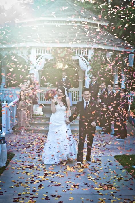 Atmosphere Events DJ Confetti Cannon Blast after ceremony Couple Entry, Confetti Cannon, Wedding Social, Dj Lighting, Social Events, Confetti, Floral Skirt, Dj, Weddings