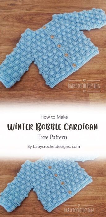 Cutie Bobble Sweater for Baby Free Crochet Pattern Ideas - Carolinamontoni.com Sweater Free Pattern, Crochet Sweater Top, Diy Crochet Sweater, Home Crochet, Sweater Tutorial, Bobble Crochet, Crochet Baby Sweater, Crochet Baby Clothes, Baby Sweater