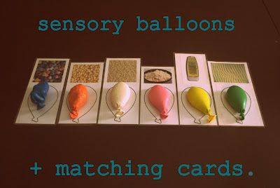 Sensory Balloons, 5 Senses Preschool, Pre-k Science, Senses Preschool, Senses Activities, 5 Senses, Kindergarten Science, Preschool Science, Matching Cards