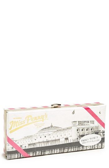 kate spade new york 'the original miss penny's ' box clutch Box Of Sweets, Brighton Pier, Kate Spade Designer, Novelty Purses, Kate Spade Clutch, Kate Spade Inspired, Pink Kate Spade, Material Things, Pizza Box