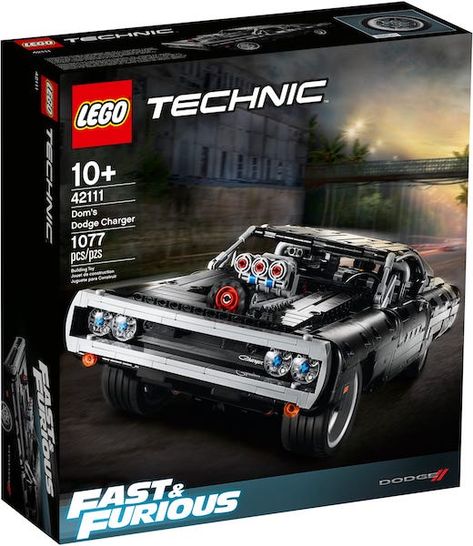 Legos Car, Doms Charger, Lego Fast And Furious, Car Figurines, Toy Model Cars, Lego Technic Sets, Toy Race Cars, Lego Auto, Dominic Toretto