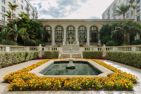 Mediterranean Courtyard at The Breakers Palm Beach - Hotel in in Palm Beach, FL | The Vendry Mediterranean Courtyard, The Breakers Palm Beach, Breakers Palm Beach, The Breakers, Palm Beach Florida, Palm Beach Fl, Beach Hotels, Beach Florida, Palm Beach