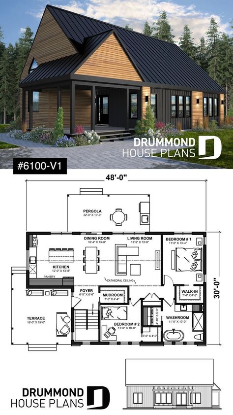 Best floor plan design services online. Outsource your 2D or 3D floor plan project and get it done quickly and at an affordable price.Best floor plans freelance services online. Outsource your floor plans project and get it quickly done and delivered remotely online.Modern house floor plansFloor Plans BloxburgFloor plan designProfessional floor plansfree floor plansfloor plan creatordesign your own house floor plansnew floor plans Small Basement House Plans, House Basement Design, Drummond House Plans Modern, 2 Bedroom Chalet Plans, Small But Spacious House Plans, 2 Bedroom Mountain House Plans, One Bedroom Modern House Plans, House Plans No Basement, Scandinavian Cabin Floor Plans