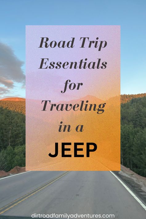 There are a few road trip essentials for traveling in a Jeep that we use on road trips. Our primary vehicle for traveling is our 2020 Jeep Gladiator. Jeep Road Trip, Jeep Essentials, Essentials For Traveling, Jeep Hacks, Trip Hacks, Jeep Trails, Trip Essentials, Road Trip Hacks, Road Trip Essentials