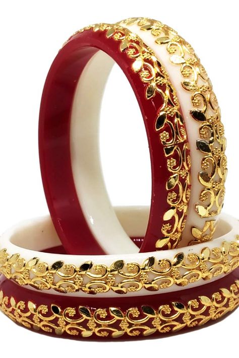 Material : Plastic and Copper Micro Gold Plated for long lasting colour. . #plastic #gold #bangles #bangle #womenssetbangle #polabangle Gold Pola Bangles Design, Unique Gold Jewelry Designs, Gold Bridal Jewellery Sets, Bangles Design, Jewellery Sets, Bridal Gold Jewellery Designs, Bangle Designs, Bridal Gold Jewellery, Bridal Jewellery