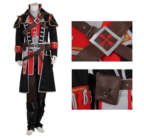 Custom+Made+Adult+Men's+Assassin's+Creed+Rogue+Shay+Patrick+Cormac+Halloween+Costume Assassin's Creed Cosplay, Shay Cormac, Assassin's Creed Rogue, Assassins Creed Costume, Assassins Creed Cosplay, Assassins Creed Rogue, Carnival Outfit, Men Halloween, Assassin’s Creed