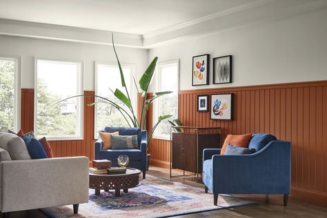 My Take on ALL the Trend Colours of the Year for 2019 Cavern Clay Sherwin Williams, Cavern Clay, Apartment Painting, Trending Paint Colors, Sherwin Williams Colors, Clay Color, Interior Paint Colors, Bedroom Paint, Living Room Paint