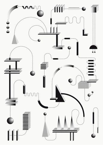 Musa | Accessories | Mogg | Unlimited Design Poster Graphic Design, Graphisches Design, Abstract Black And White, Arte Popular, Illustration Inspiration, Illustrations And Posters, Design Graphique, Graphic Design Posters, Geometric Art