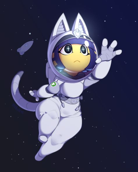 Astronaut Ankha by Huffslove on Newgrounds Ankha Animal Crossing, Characters Drawing, Animal Crossing Fan Art, Animal Crossing Characters, Pixel Art Characters, Dessin Adorable, Character Drawing, Character Design Inspiration, Anime Character Design