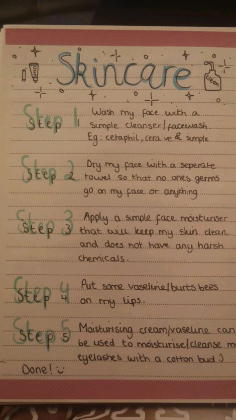 Skin Care Journal Pages, Skin Care Journal Ideas, Skin Care Journal, Bullet Journal Ideas, Skin Care Steps, Bullet Journals, Vaseline, Face Care, Journal Ideas