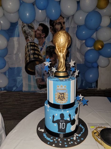 Argentina World Cup, Messi Argentina, Birthday Party Cake, Beach Landscape, Cakes For Boys, Curriculum Vitae, 8th Birthday, Party Cakes, Aesthetic Photography