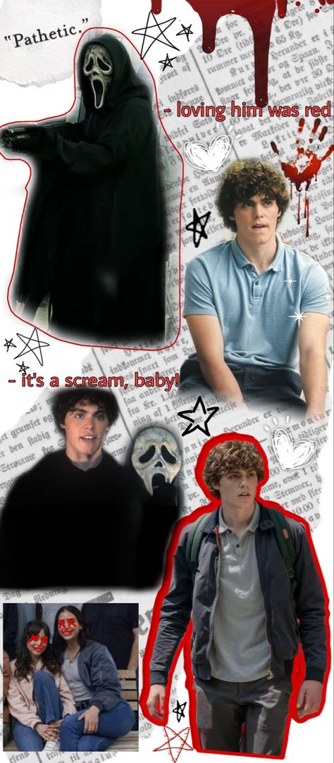 Ethan Landry Wallpaper Scream, Jack Champion Wallpaper Scream, Ethan Landry Aesthetic Wallpaper, Ethan Ghost Face, Scream Wallpapers Iphone Aesthetic, Scream 6 Ethan Landry, Ethan Landry Scream 6 Wallpaper, Ethan Wallpapers, Ethan From Scream