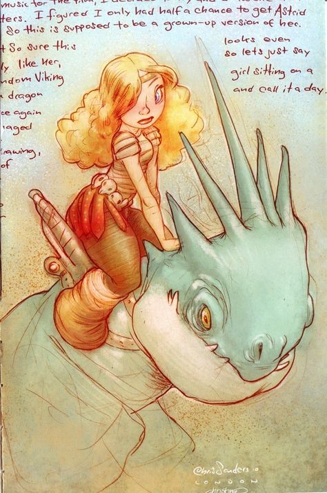 Chris sanders - How to Train Your Dragon.....  (Reminds me of lilo and stitch artwork) Chris Sanders, Heroic Fantasy, Lilo Et Stitch, Walt Disney Animation, Train Your Dragon, Art And Illustration, How To Train, How Train Your Dragon, Character Design References