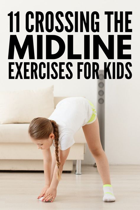 11 Crossing the Midline Activities for Kids | Perfect for toddlers, for kids in preschool, and for older children who struggle with handwriting, reading, and other fine and gross motor skills, these crossing the midline exercises can be used by teachers in the classroom, in Occupational Therapy, and even at home. These ideas are designed to make learning fun, and feel more like play than practice! #crossingthemidline #OTactivities Midline Crossing, Crossing The Midline, Exercises For Kids, Occupational Therapy Kids, Pediatric Physical Therapy, Occupational Therapy Activities, Brain Gym, Gross Motor Activities, Fine Motor Skills Activities