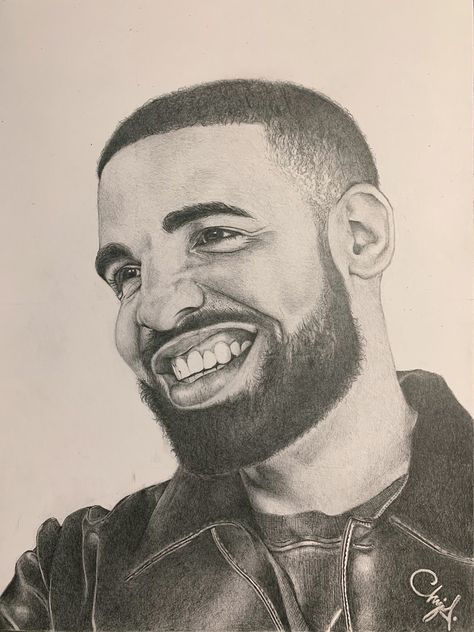 Drake Drawing Pencil, Drawings Of Famous People, Drawing Rappers, Rappers Drawing, Drake Sketch, Rapper Art Drawing, Celebrity Sketches, Rapper Drawings, Rod Wave Drawing