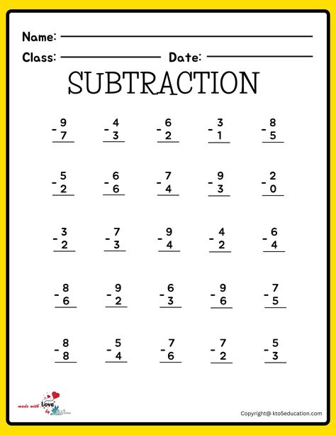 Subtraction Table and Chart Worksheets | FREE Download Check more at https://kto5education.com/subtraction-table-and-chart-worksheets/ Simple Subtraction Worksheets Free, 1st Grade Math Worksheets Free Addition And Subtraction, Subtraction Worksheets Grade 1, Subtraction Table, Subtraction Worksheets For Kindergarten, Kertas Kerja Prasekolah, Math Subtraction Worksheets, Kindergarten Math Worksheets Addition, Math Addition Worksheets