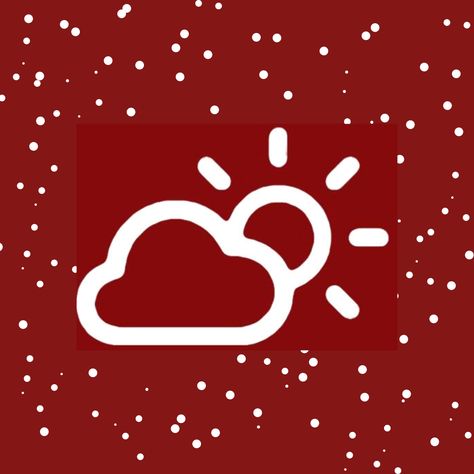 Weather Christmas Icon, Red Christmas Icons For Apps, App Icons Christmas Theme, Christmas App Covers, Christmas Themed App Icons, Christmas Phone Icons, Christmas App Icons Red, Holiday Widgets, Christmas App Icons Aesthetic