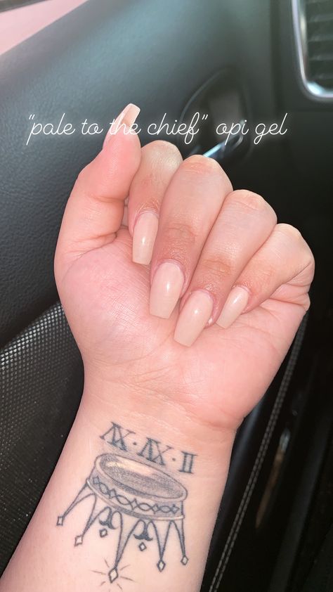 Pale To The Chief Opi, Opi Pale To The Chief, Gel Nail Colors, Neutral Nails, Gel Nail, Fish Tattoos, Jesus Fish Tattoo, Beauty Tips, Nail Colors