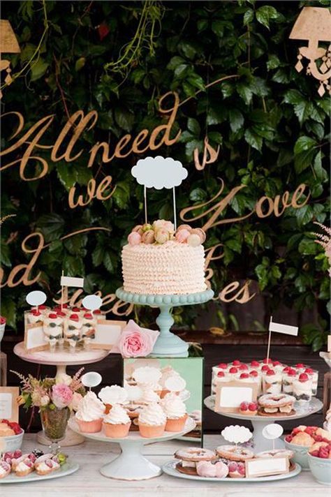 Cake Displays, Wedding Cake Display, Sandwich Bar, Graduation Cake Toppers, Cakes And Desserts, Gold Cake Topper, Wedding Cake Table, Themed Desserts, Cake Banner Topper