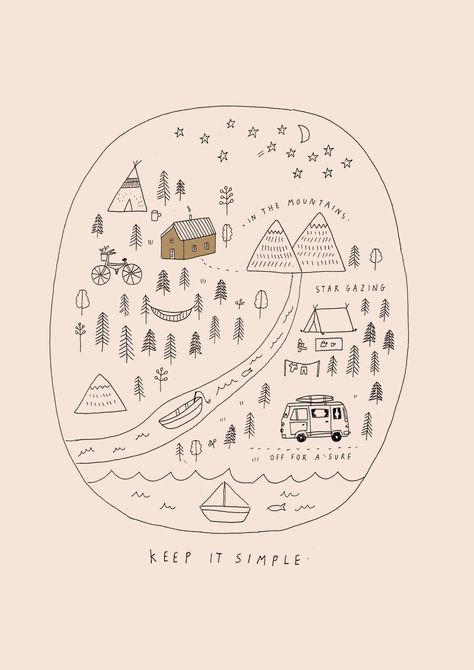 Illustrated map by Ryn Frank www.rynfrank.co.uk