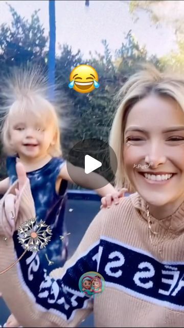 Adam & Elea on Instagram: "Shocking Fun! ⚡😂 Funny Kids 😄 #AdamAndElea  _______________  Explore our link in bio for the best kids & baby toys! 🛁🛍️🛒 _______________  Follow @adam.elea1 For More Daily Videos 🔥❤️  _______________  ❤️ Double Tap If You Like This  🔔TurnOn Post Notifications  🏷️ Tag Your Friends  _______________  Plz Dm for credit & removal 💬 _______________  Watch these adorable kids get a hilarious electric hair makeover while playing! Their reactions are priceless.  _______________  Our social Media : 👇(contact on us Instagram    @adam.elea  _______________  #PlaytimeLaughs #FunnyKids #ElectricHair #Playtime #KidsReactions #HilariousMoments #ChildhoodMemories #InstantLaughs #CuteAndFunny #PlaytimeAdventures #ViralKids #ToddlerLife #AmineBelhouari #MyPetsie #AdamAndE Funny Little Kids, Funny Kid Videos, Funny Kids Videos, Electric Hair, Daily Video, Hair Makeover, Toddler Life, Tag Your Friends, Kids Videos