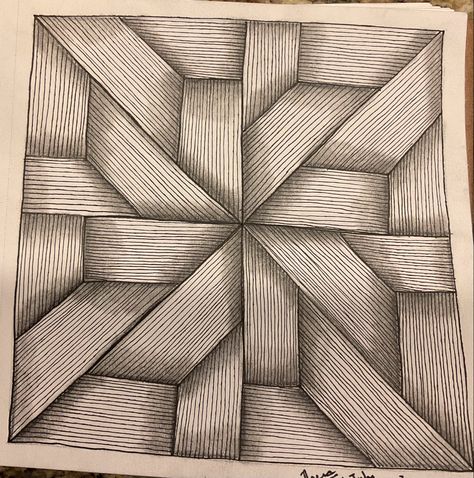 Zentangle Patterns Ideas, Line Composition, Mathematics Art, Pattern Design Drawing, Dotted Drawings, Zen Doodle Patterns, Therapeutic Art, Geometric Pattern Art, Free Adult Coloring Pages