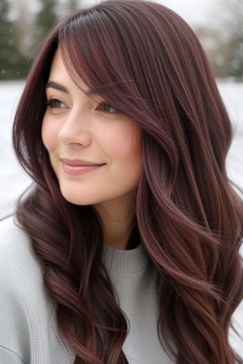 Auburn Red Hair, Caramel Blonde Hair, Winter Hair Trends, Hair Colors To Try, Winter Hair Colors, Hair Contouring, Chic Bob, Caramel Blonde, Caramel Balayage