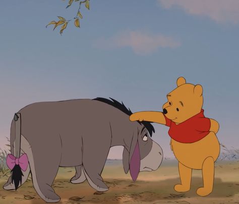 Winnie The Pooh As Human, Winnie The Pooh Widget, Eeyore Aesthetic, Winnie The Pooh Icons, Donkey From Winnie The Pooh, Winnie And Eeyore, Winnie The Pooh Donkey, Eeyore And Pooh, Winnie The Pooh And Eeyore