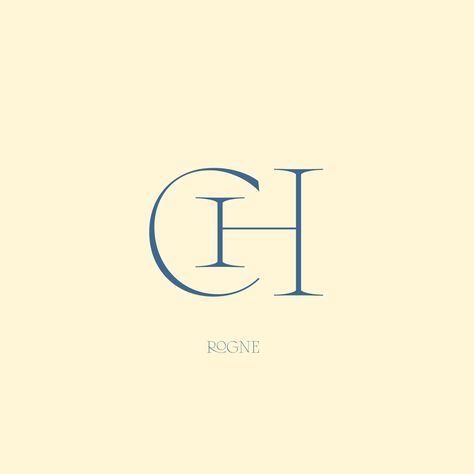 Ch Logo Design Letter, Ch Logo Design, C Logo Design Ideas, Ch Monogram, Ligature Logo, Couple Monogram Design, Serif Logo, H Monogram, Initials Logo Design