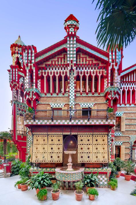 Step Inside the Lavish Architecture of Gaudí’s Casa Vicens | Colossal Gaudi Architecture, Gaudi Barcelona, Antonio Gaudí, Visit Barcelona, Casa Batlló, Colossal Art, Antoni Gaudi, Architectural Photographers, Beaux Villages