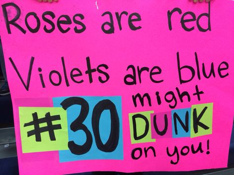 Basketball Sign for your best friend. #30 #sign Funny Volleyball Signs Posters, Posters For Lacrosse Games, Funny Sports Posters Signs, Poster Ideas For Game Day, Basketball Sign Ideas Posters, Lacrosse Signs For Games, Basketball Playoff Signs, Funny Basketball Signs, Signs To Make For Basketball Games