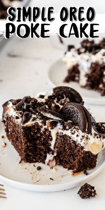 Oreo Pudding Cake, Easy Oreo Cake Recipe, Oreo Poke Cake Recipe, Oreo Poke Cake, Easy Oreo Cake, Oreo Cake Recipe, Oreo Cheesecake Bites, Oreo Cookie Recipes, Pudding Poke Cake