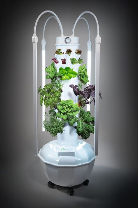 Juice Plus Tower Garden, Aeroponic Tower, Aeroponic Gardening, Hydroponic Farm, Modern Farming, Indoor Grow Lights, Aquaponics Diy, Tower Garden, Growing Plants Indoors