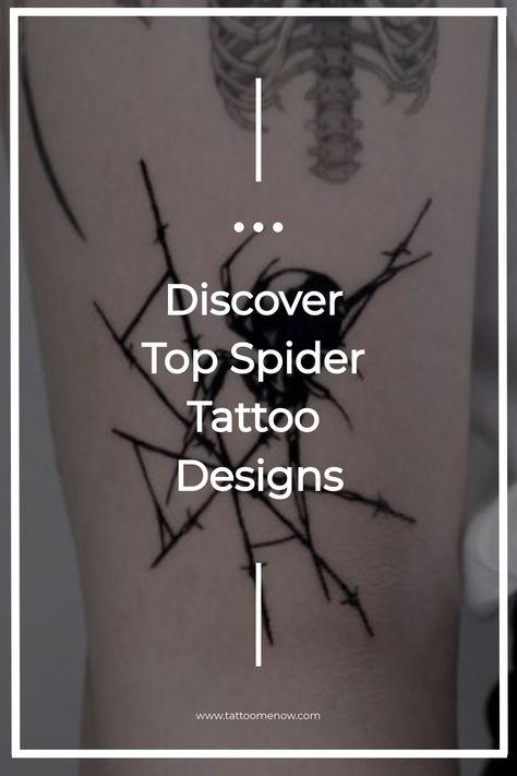 Discover Top Spider Tattoo Designs Spider Tattoo Traditional, Spider Tattoo For Women, 3d Spider Tattoo, Spider Tattoos, Love Heart Symbol, Tiny Spiders, Types Of Spiders, See Tattoo, Real Spiders