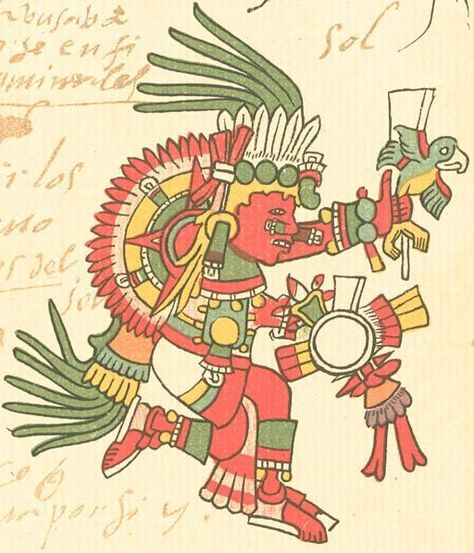 Aztec Sun God Tonatiuh. The Aztecs believed human sacrifice necessary to keep the sun moving across the sky. (That's a LOT of people, I'm thinking!) Aztec Sun God, Sun Gods, Aztec Mythology, Aztec Sun, Ancient Mexico, Aztec Civilization, Aztec Empire, Mayan Symbols, Aztec Culture