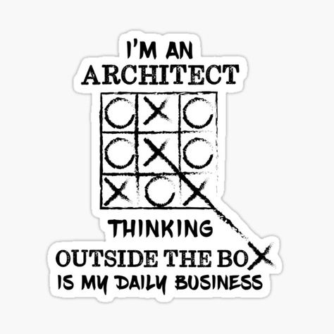 Successful Architect Aesthetic, Architect Birthday, Architecture Stickers, Architecture Memes, Architecture Gifts, Engineering Quotes, Typography Drawing, Architect Student, Presentation Board Design