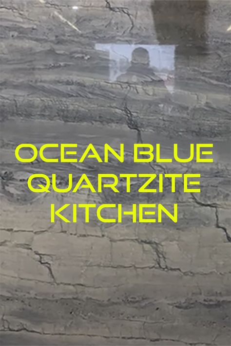 Elevate your kitchen with the timeless beauty of Ocean Blue Quartzite countertops. 🌊✨ Experience the allure of natural elegance that seamlessly blends durability and luxury. Whether you're cooking up a storm or hosting gatherings, these countertops will be your reliable and stunning companion. Embrace the soothing ocean vibes right in your home. 😍🔵 #OceanBlueQuartzite #KitchenGlamour #NaturalElegance Ocean Blue Quartzite Kitchen, Blue Quartzite Countertops Kitchen, Ocean Blue Quartzite Countertops, Blue Countertops Kitchen, Ocean Blue Quartzite, Blue Quartzite Countertops, Blue Kitchen Countertops, Blue Quartz Countertops, Quartzite Countertops Kitchen