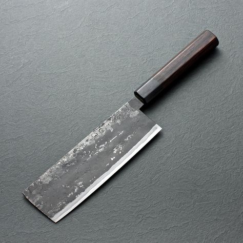 Takeda Aogami Super Nakiri Knife Techniques, Knife Shapes, Japanese Knives, Meat Cleaver, Knife Bag, Japanese Kitchen Knives, Chop Chop, Japanese Minimalism, Cleaver Knife