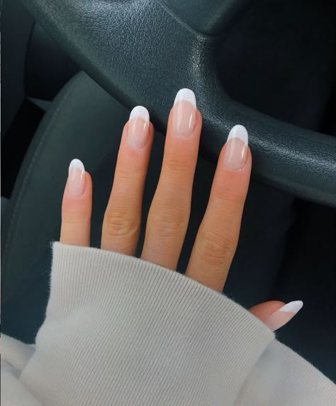 American Manicure Nails, American Manicure, Neutral Nails, Dream Nails, Classy Nails, Funky Nails, Pretty Acrylic Nails, Chic Nails, Short Acrylic Nails