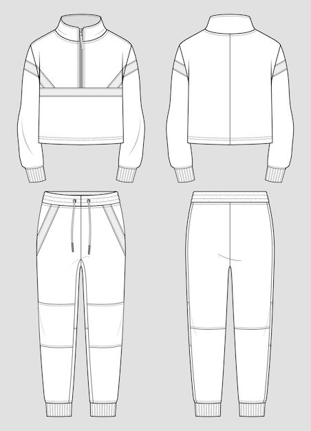 User17943295 | Freepik Mantle Pictures, Fashion Illustration Men, Fire Mantle, Tech Dress, Apparel Design Inspiration, Flat Drawings, Mens Fashion Illustration, Dress Design Drawing, Sweat Set