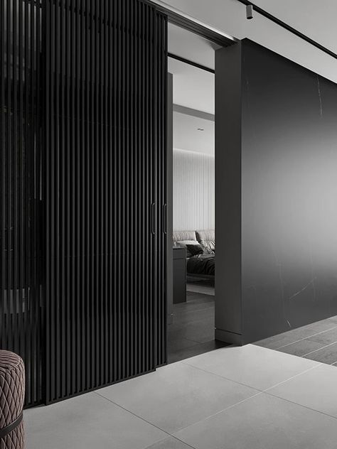 Black Cladding, Interior Design Behance, Living Room Divider, Indoor Hammock, Tv Room Design, Luxury House Interior Design, Brown Living Room, House Plants Indoor, World Of Interiors