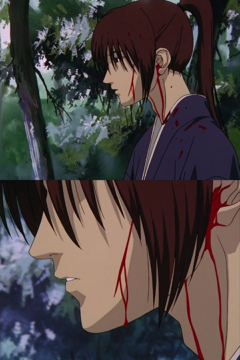 Rurouni Kenshin Trust And Betrayal, Rurôni Kenshin, Samurai X, Rurouni Kenshin, Old Anime, Favorite Pins, Aesthetic Art, The Past, Pokemon