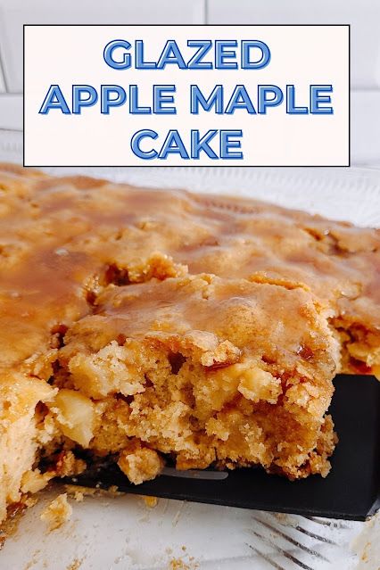 Glazed Apple Maple Cake Maple Cake, Friends Recipes, Apple Glaze, Apple Maple, Sweet Treats Desserts, Recipe Journal, Warm Cake, Favorite Dessert Recipes, Favorite Dessert