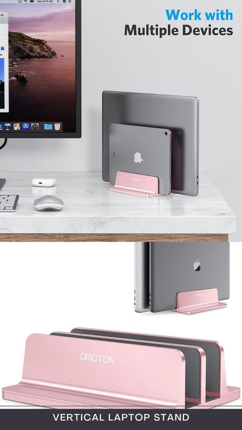 Vertical Laptop Stand, Chrome Book, Laptop Holder, Luxury House Interior Design, Desktop Stand, Laptop Stand, External Hard Drive, Laptop Accessories, Luxury House