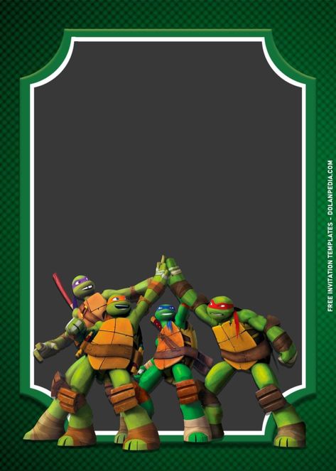 Ninja Turtles Birthday Invitations, Ninja Turtles Invitations, Turtle Invitations, Ninja Turtle Invitations, Teenage Mutant Ninja Turtles Birthday, Ninja Turtles Birthday, Teenage Turtles, Tmnt Party, Movie Birthday Party